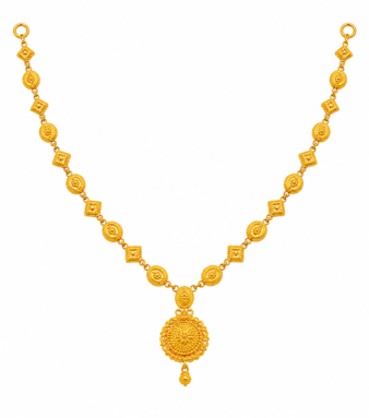 22K Gold Traditional Coin Motif Haram