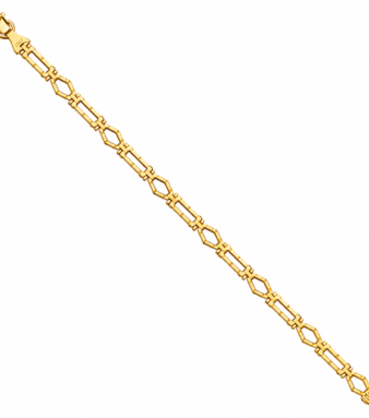 22K Gold Golden Mirage Link Bracelet