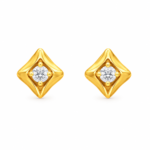 9K Gold Celestial Diamond Stone Stud