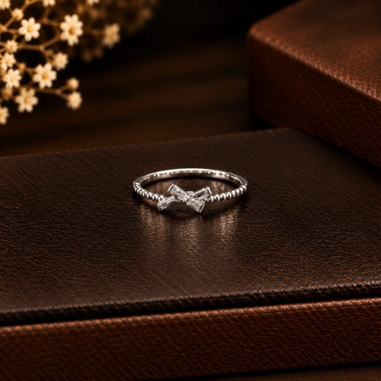 Twisted Bow Elegance 92.5 Silver Ring