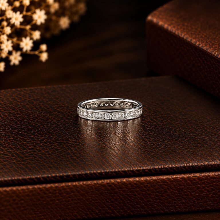 Eternal Crystal Band 92.5 Silver Ring