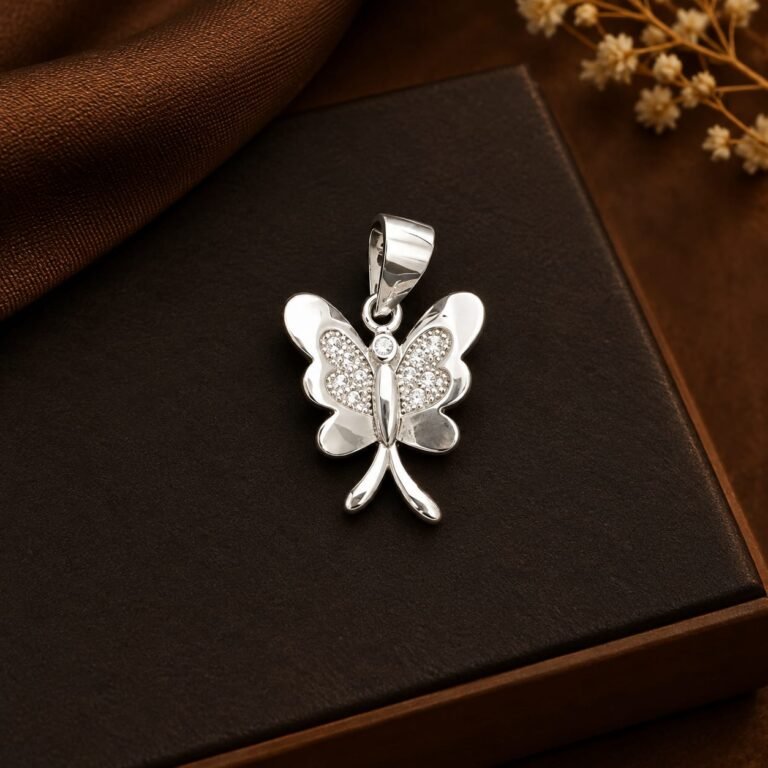 92.5 Silver Butterfly Pendant