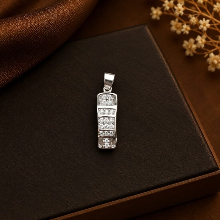 92.5 Silver Contemporary Pendant