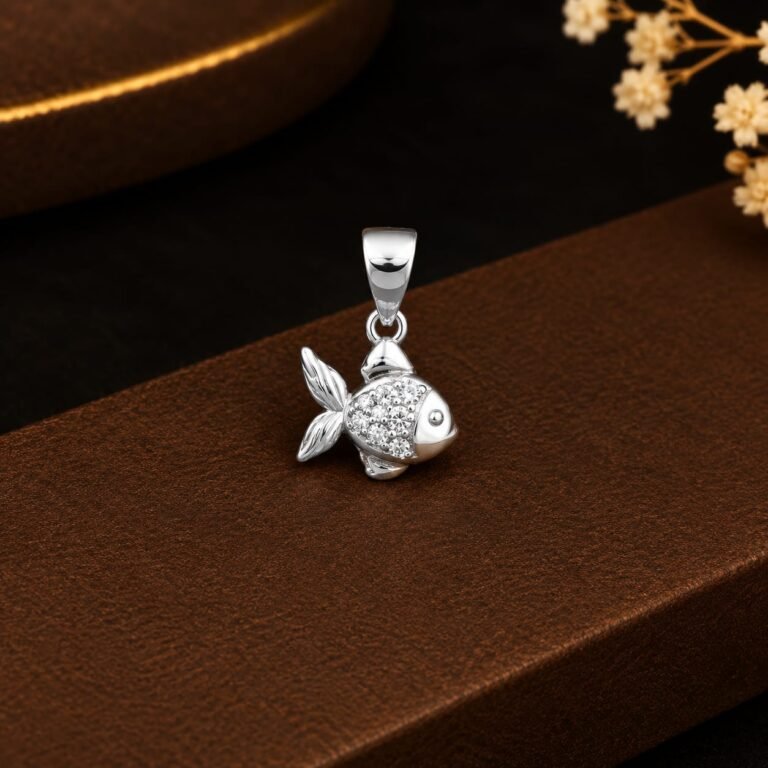 92.5 Silver Fish Pendant